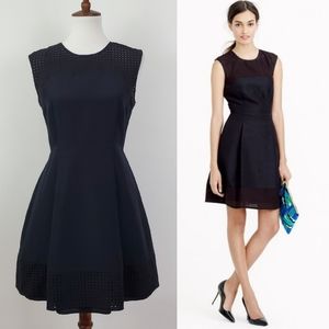 J. Crew Perforated A-Line Fit & Flare Dress